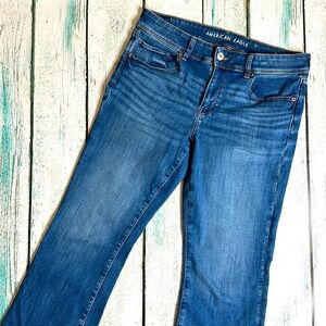 AMERICAN EAGLE KICK BOOT JEANS WOMENS SIZE 14